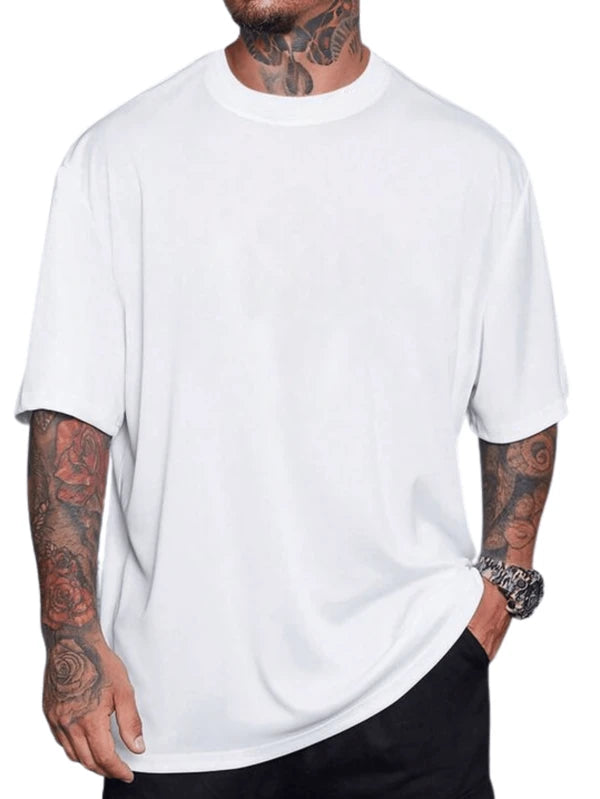 Kit 6 Camisetas Extragrandes para Hombre Camisa Ancha Streetwear Moda