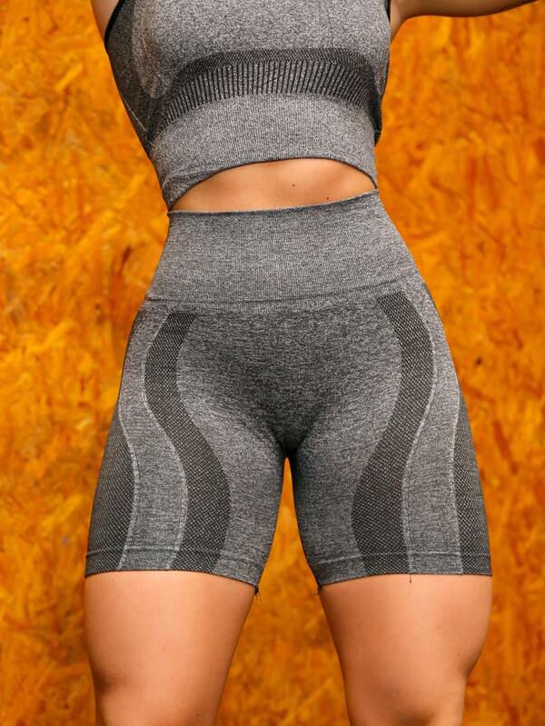 Seamless High Waist Butt Lifting Sportswear Gym Set