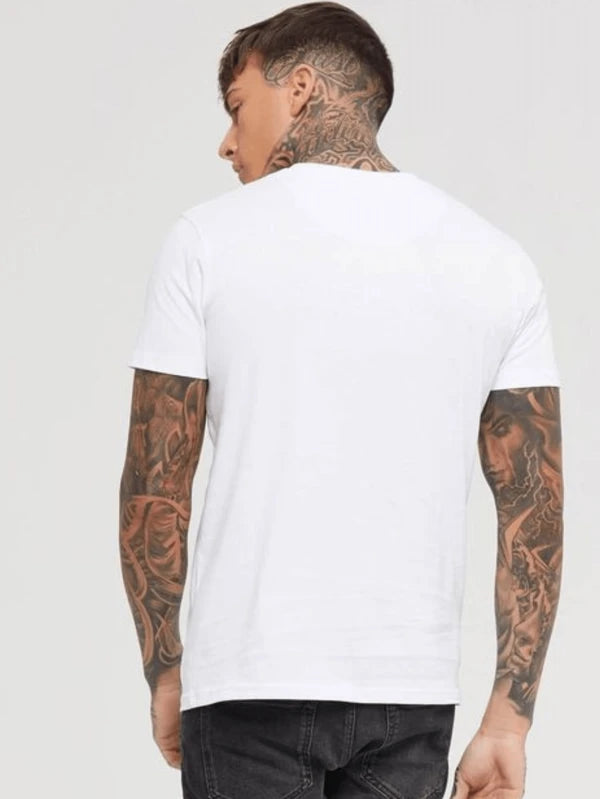 Camiseta básica estampada God Streetwear estampado gráfico de moda para hombre