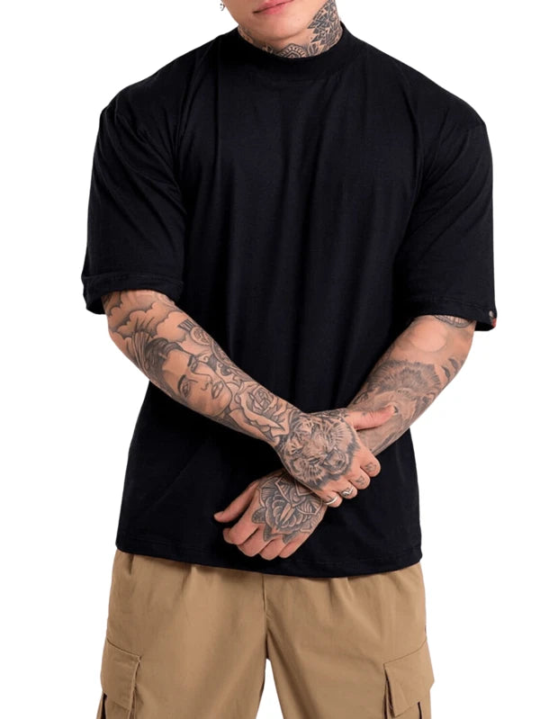 Kit 4 Camisetas Oversized Masculina Unisex 100% Algodão Premium Street Moda Camisa Oversized