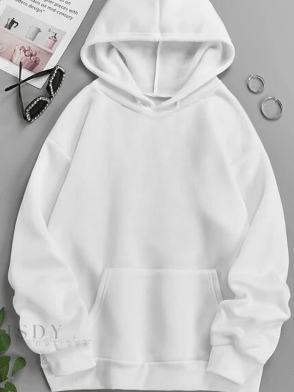 Women's Unisex Printed Sweatshirt Jacket Coat Kangaroo Hooded Sweatshirt