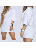 Oversized T-Shirt Unisex Women Men Streetwear Loose Shirt Various Colors Women's Street Fashion