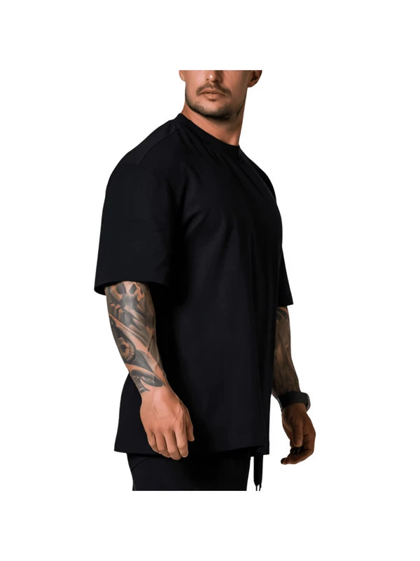 Camiseta Oversized Streetwear – Tecido Premium com Ombro Caído e Estilo Moderno 100% algodão