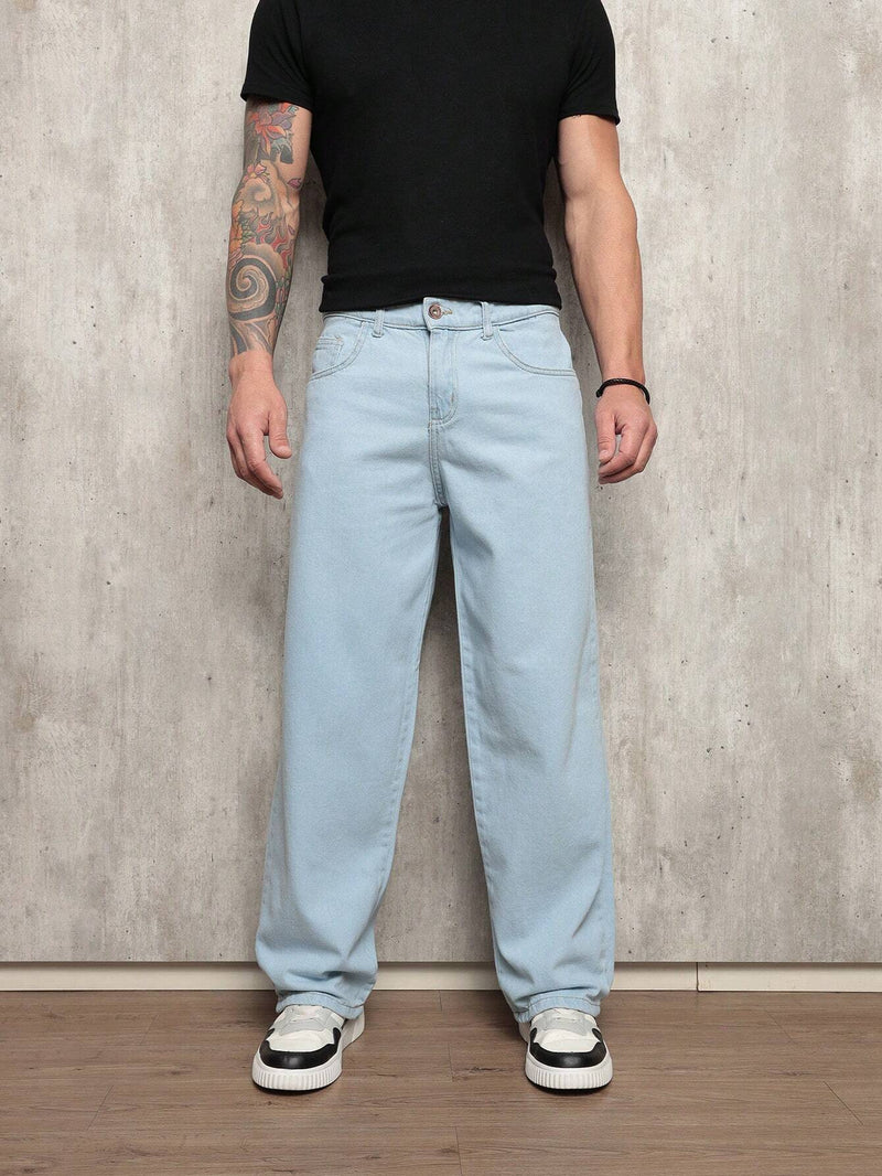 Calça Balão Masculina Jeans Larga