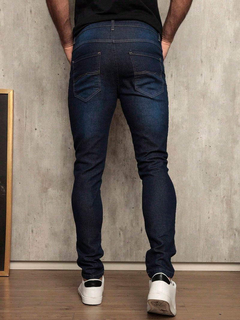 Calça Jeans Masculina Slim Original Elastano