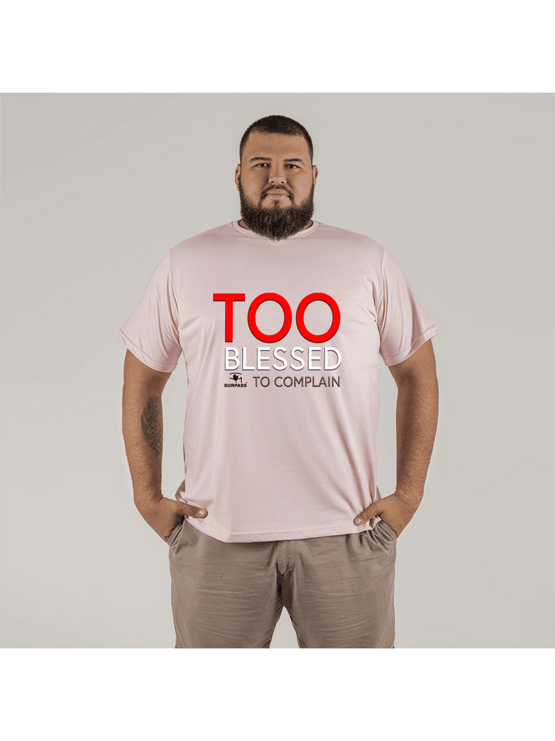 Too Blse T-Shirt Plus Size Large Extra StreetWear Printed Cotton