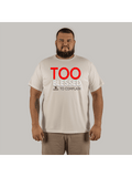 Too Blse T-Shirt Plus Size Large Extra StreetWear Printed Cotton