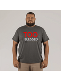 Too Blse T-Shirt Plus Size Large Extra StreetWear Printed Cotton