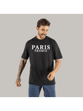 Camiseta Oversized Masculina Grande Blusão StreetWear Paris France