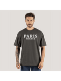 Camiseta Oversized Masculina Grande Blusão StreetWear Paris France