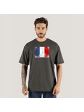 Camiseta Paris Affel Blusão Oversized Street Wear Manga Grande