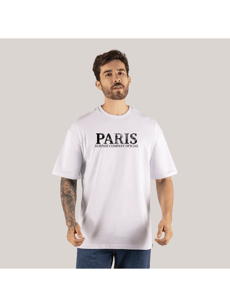 Oversized Long Sleeve T-Shirt Street Fashion Skate Cotton Paris Surpass