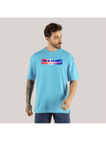 Camiseta Estampada Oversized Blusão Forma Grande Paris Band