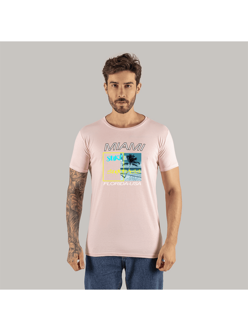 Camiseta Estampado Digital DTF Algodón Cómodo 30.5 Miami Ski