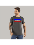 Camiseta Algodão 30.1 Penteada Estampada Confortável Paris Tires