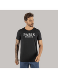 Camiseta Confortável Estampada Algodão Macio Premium 30.3 Paris France