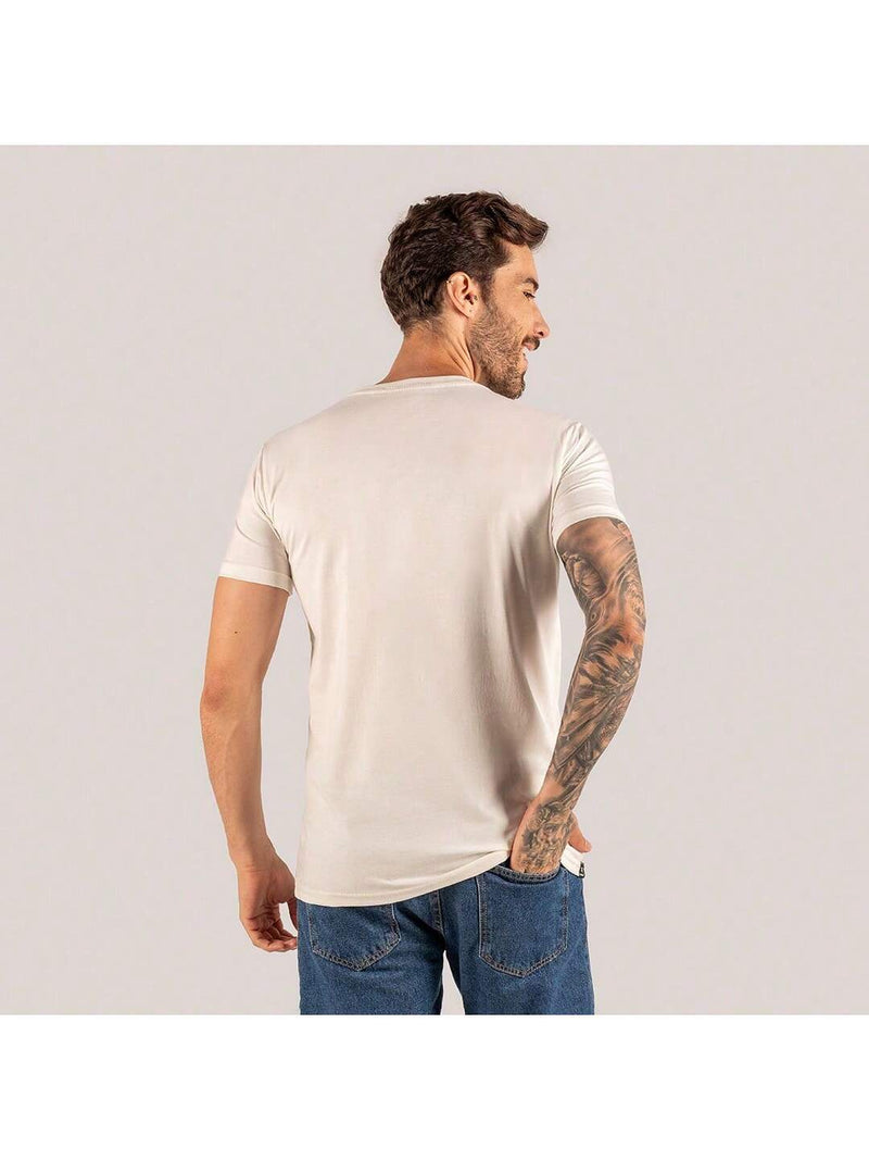 Camiseta T-Shirt Slim Moda Streetwear Algodão Miami Ondas