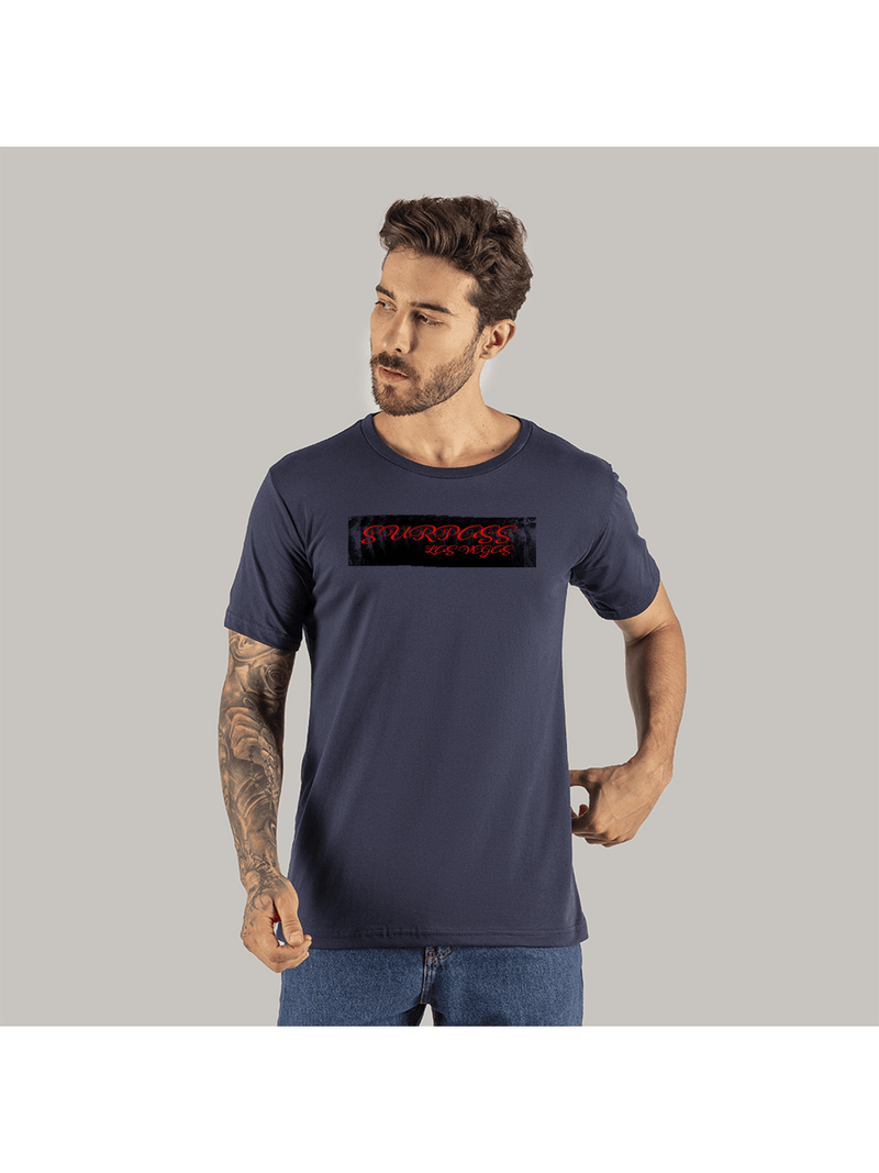 Camiseta Algodão 30.1 Penteada Estampada Confortável Sur Los