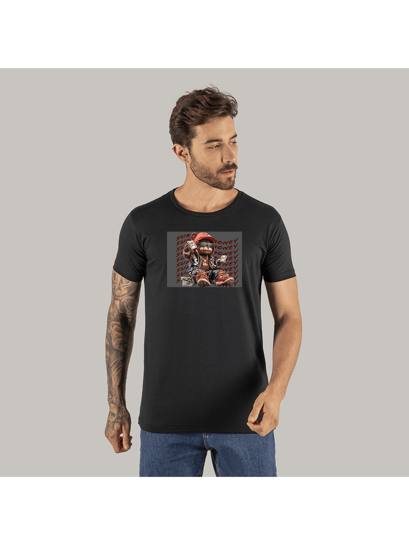 Camiseta Algodão Macio Confortável Estampada DTF Skyl Doll