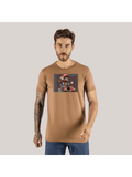 Camiseta Algodão Macio Confortável Estampada DTF Skyl Doll