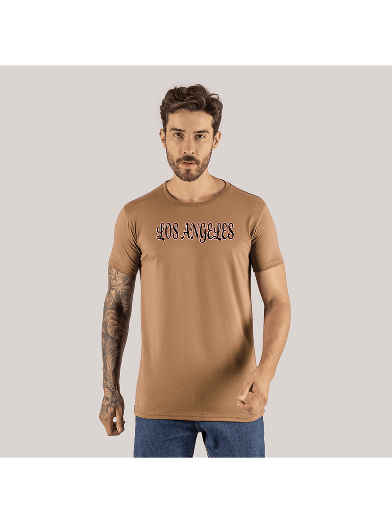 Camiseta 30.1 T-Shirt Moda Rua Street Surf Estampada Los Angeles Scrit