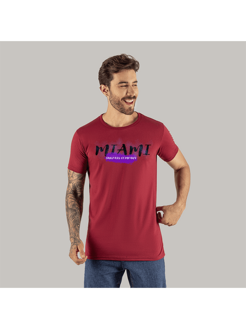 Camiseta Algodão T-Shirt Streetwear Malibu