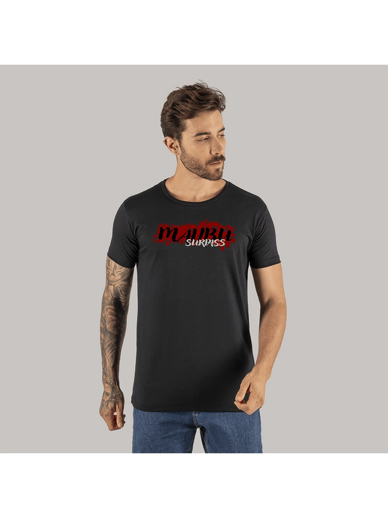 Camiseta T-Shirt Slim Moda Streetwear Algodão Running