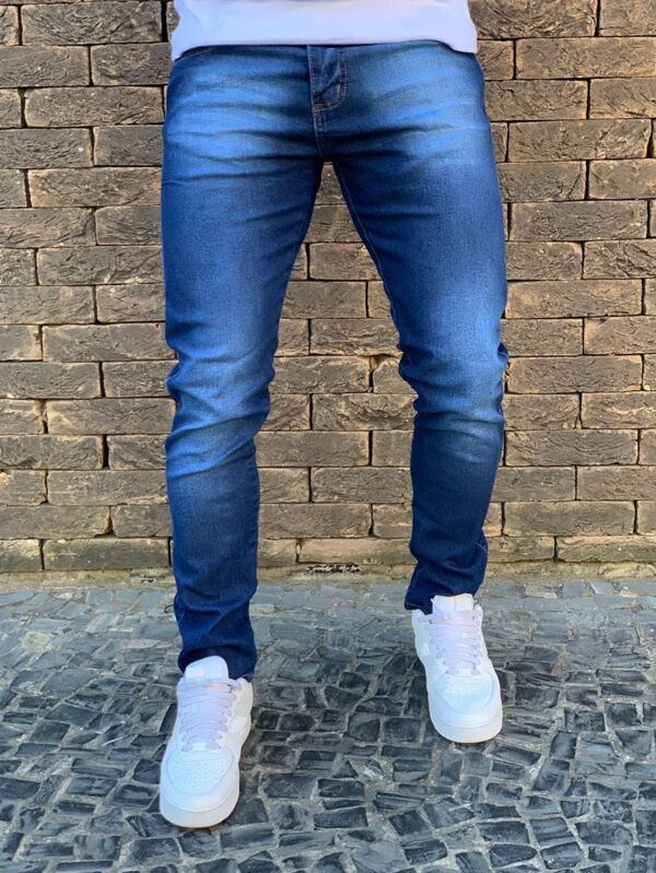 Calça Jeans Masculina Skinny Com Lycra Elastano Nova Coleção