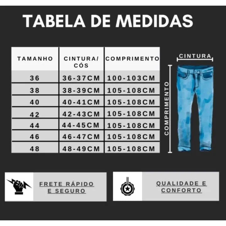 Slim Original Skinny Jeans com Qualidade Premium - Blackhurst