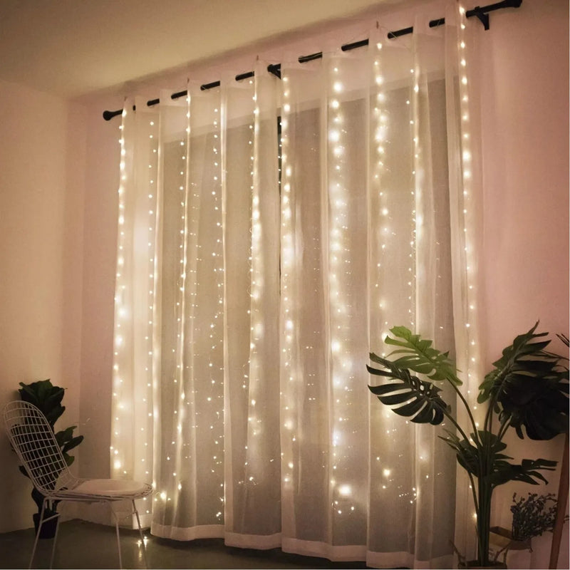 Cortinas com luz LED para decoração - Blackhurst