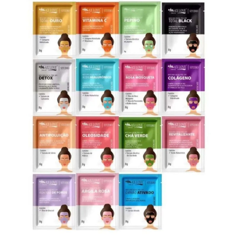 Facial mask sachet kit 8g Max Love / skin care