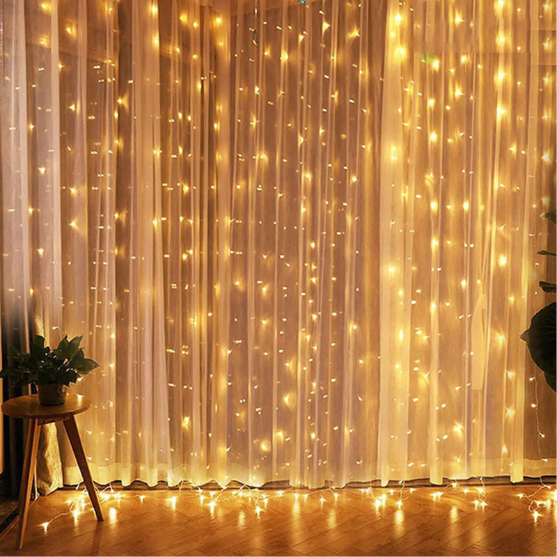 Cortinas com luz LED para decoração - Blackhurst