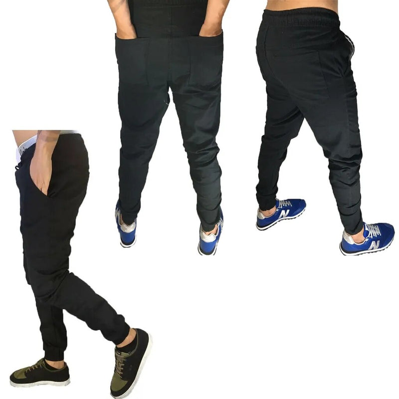 Calça Jogger Sarja Masculina Slim com Elástico,SAINT - Blackhurst