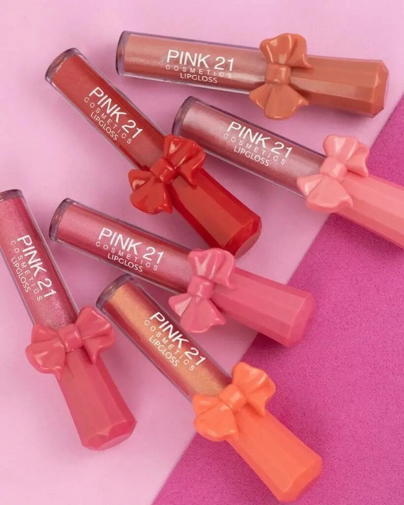 Shine Lacinho Lip Gloss - Pink 21 