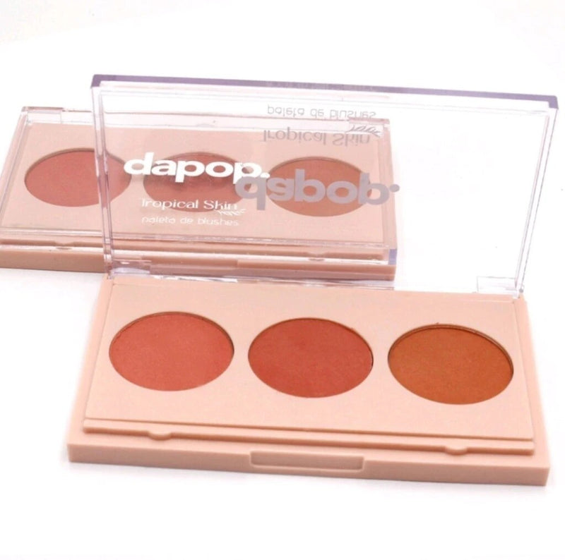 Tropical Skin Blushes Trio Palette - Dapop 