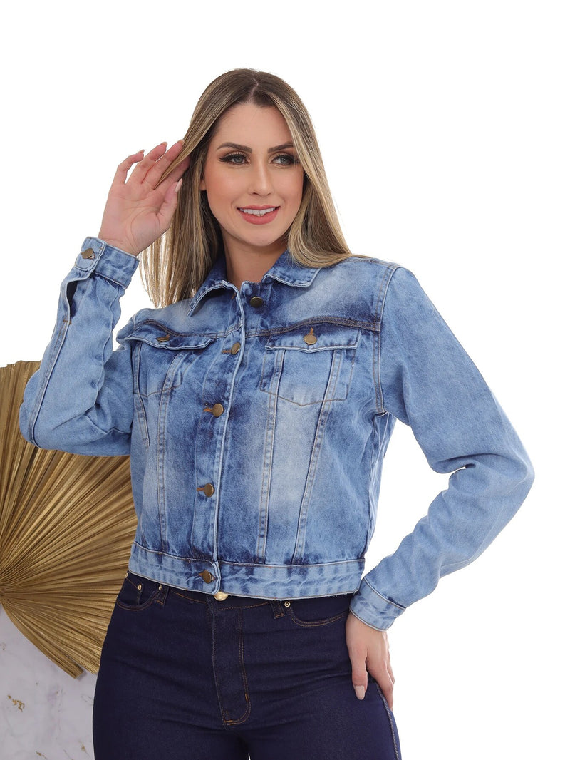 Jaqueta Feminina Jeans Clara Lazúli - Blackhurst