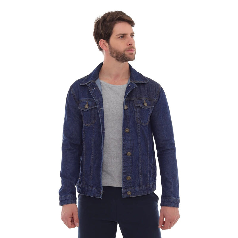 Jaqueta Masculina Jeans Escuro - Blackhurst