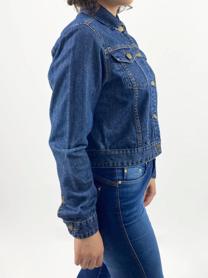 Jaqueta Feminina Jeans Escuro - Blackhurst