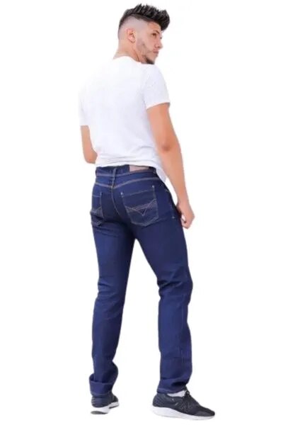 Calça Masculina Skinny Jeans Escuro - Blackhurst