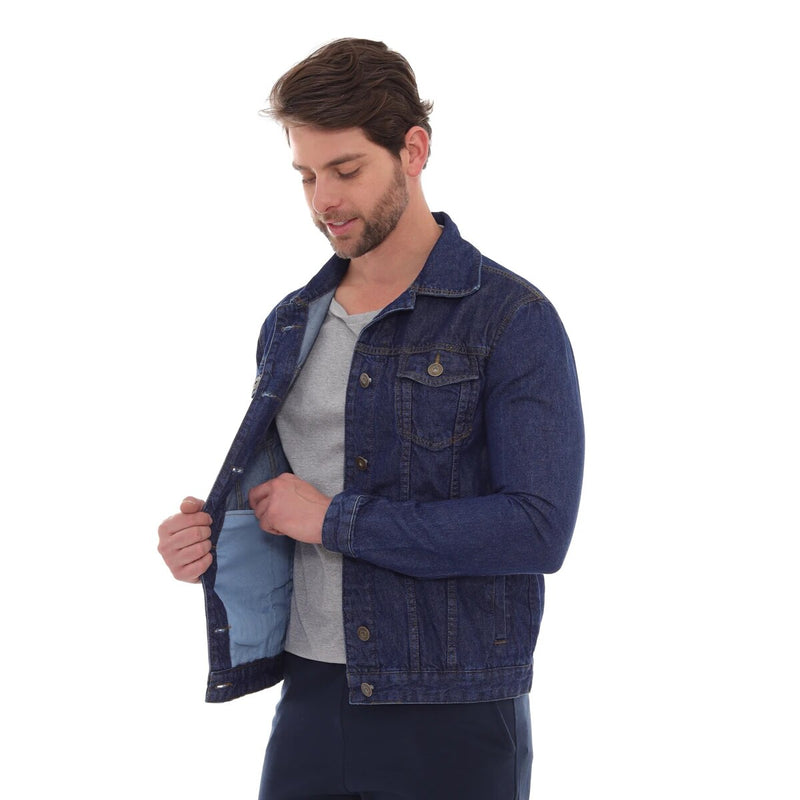 Jaqueta Masculina Jeans Escuro - Blackhurst