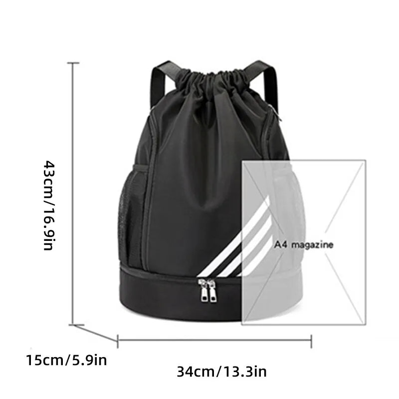 Mochila Desportiva Impermeável para Basquetebol, Viagem, Natação, Fitness e Aventuras ao Ar Livre - Blackhurst