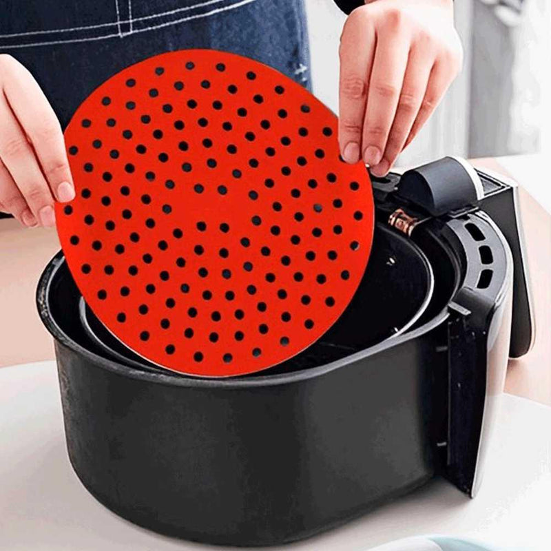 Tapete de Silicone Anti Aderente para Air Fryer Redondo - 19,5 cm Blackhurst