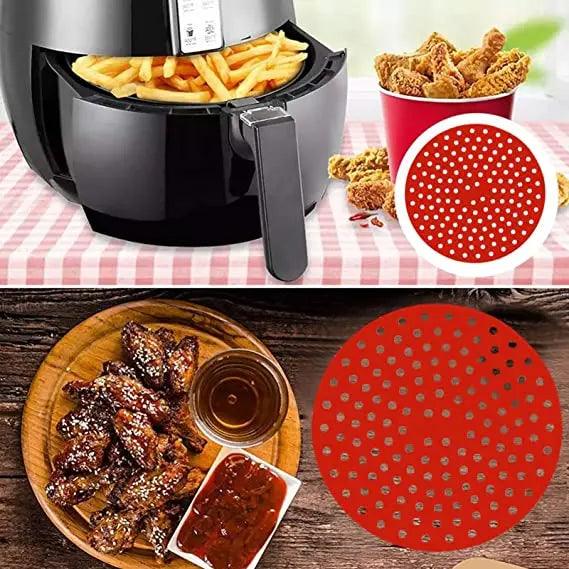 Tapete de Silicone Anti Aderente para Air Fryer Redondo - 19,5 cm Blackhurst