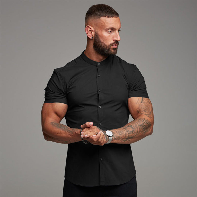 Camisetas de Verão Masculinas: Roupas Fitness, Moda Casual e Respirável