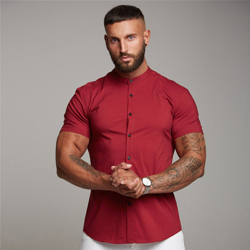 Camisetas de Verão Masculinas: Roupas Fitness, Moda Casual e Respirável