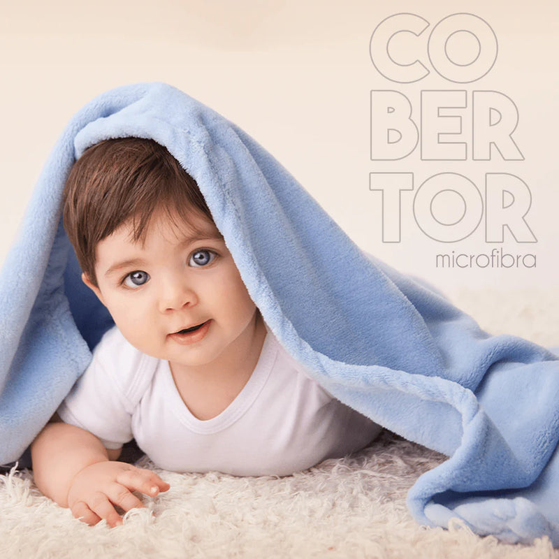 Cobertor Baby Microfibra Anti-alérgico - 80 x 110 cm Blackhurst