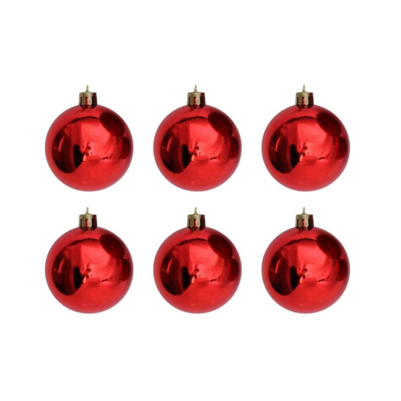 Kit 6 Balls 4cm Decorate Decorate Hanging Christmas Tree