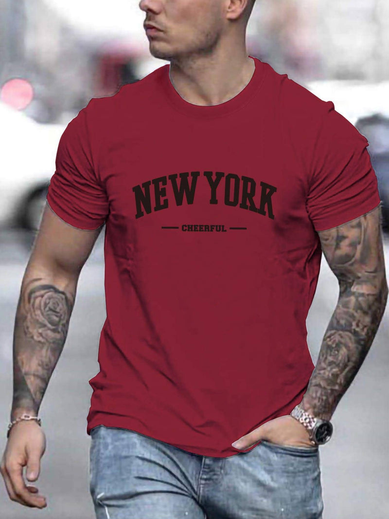 Manfinity Sporsity Carta ocasional Camiseta & Tanque Masculina Blackhurst