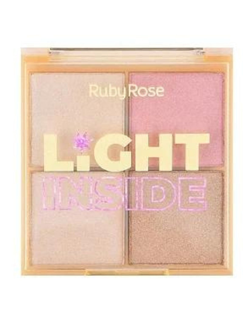 Paleta de Iluminador Glow Light Inside - Ruby Rose - Blackhurst