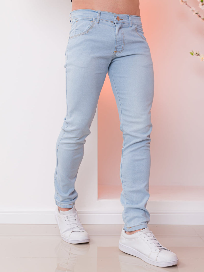 Calça Jeans Masculina Slim Raw Stretch - Blackhurst